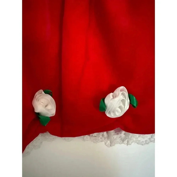 Coming Things Kid's Girl Red Short Sleeve Crew Neck Pullover Dress Size 12 - Picture 5 of 9